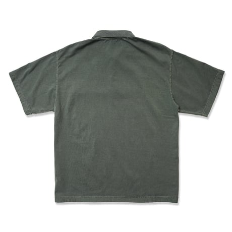 HOMBRE NINO / PIGMENT DYED S/S POLO / GREEN