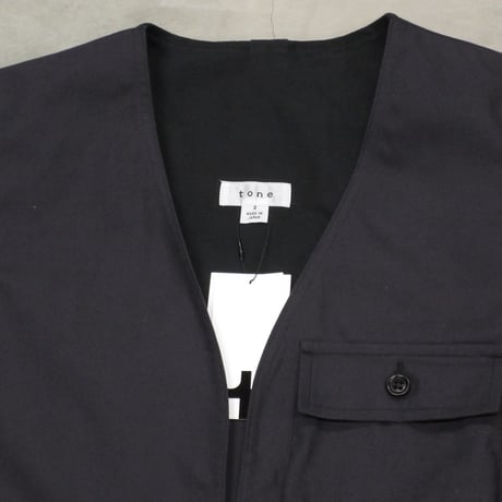 tone / MINIMAL WORK VEST / CHACOAL