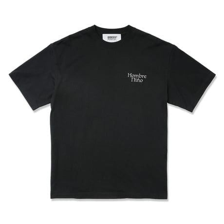 HOMBRE NINO / S/S PRINT TEE (MASK) / BLACK