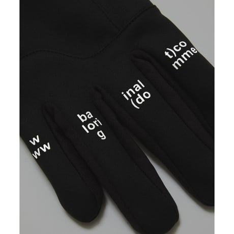 BAL / ST LINE WINDPROOF GLOVE / BLACK
