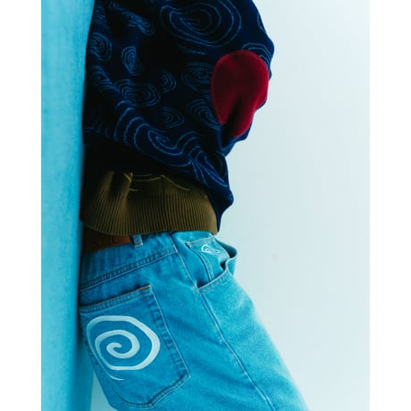 SOL soonerorlater / SPARKLING KNIT SWEATER / NAVY