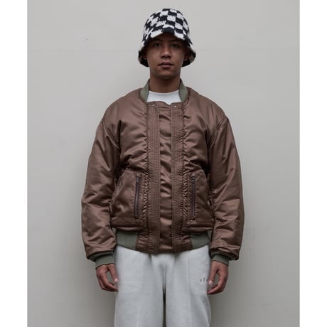 BAL / x SPIEWAK DOUBEL ZIP BOMBER JACKET / ALPHA GREEN