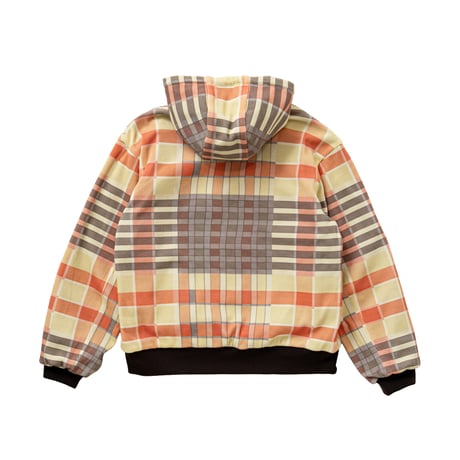 SPECIAL GUEST K.K. / DUCK CANVAS & THERMAL HOODED REVERSIBLE JACKET / BROWN