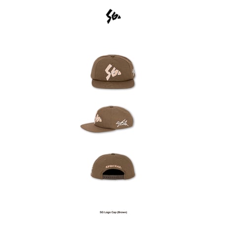 SPECIAL GUEST K.K. / SG LOGO CAP / BROWN