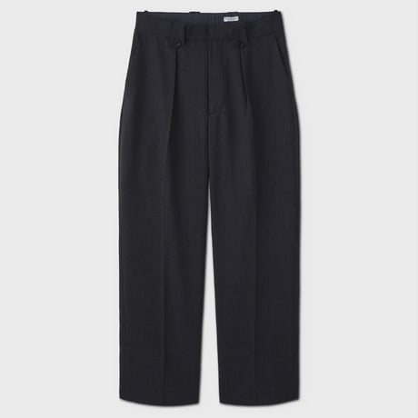 PHIGVEL MAKERS & Co. / HOPSACK SAFARI TROUSERS / CHARCOAL