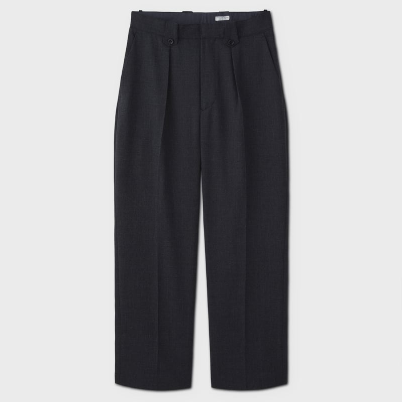 PHIGVEL MAKERS & CO. ブラックチノパン PHIGVEL（フィグベル）｜OFFICER TROUSERS REGULAR オフィサーズ