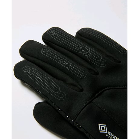 BAL / x ST LINE GORE-TEX WIND STOPPER GLOVE / BLACK
