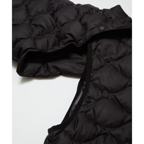 BAL / REMOVABLE SLEEVE DOWN JACKET / BLACK