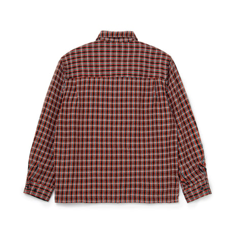 BoTT / ZIP-UP FLANNEL SHIRT / BLACK