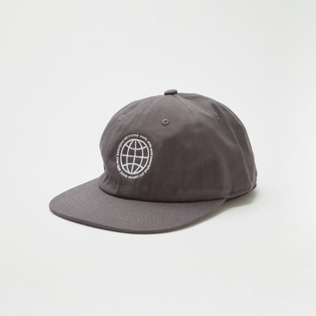 BAL / WORLD COTTON 6-PANEL HAT / CHACOAL