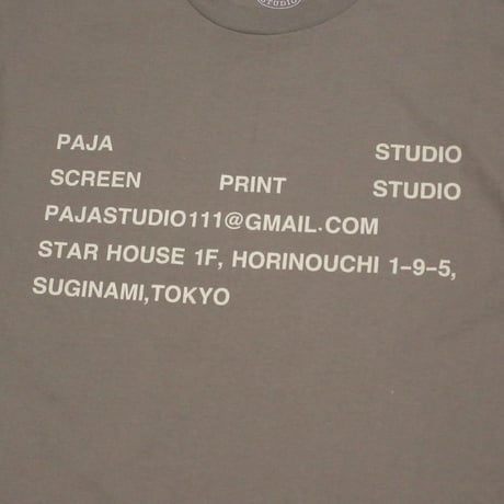 PAJA STUDIO / STUDIO TEE / LIGHT BROWN