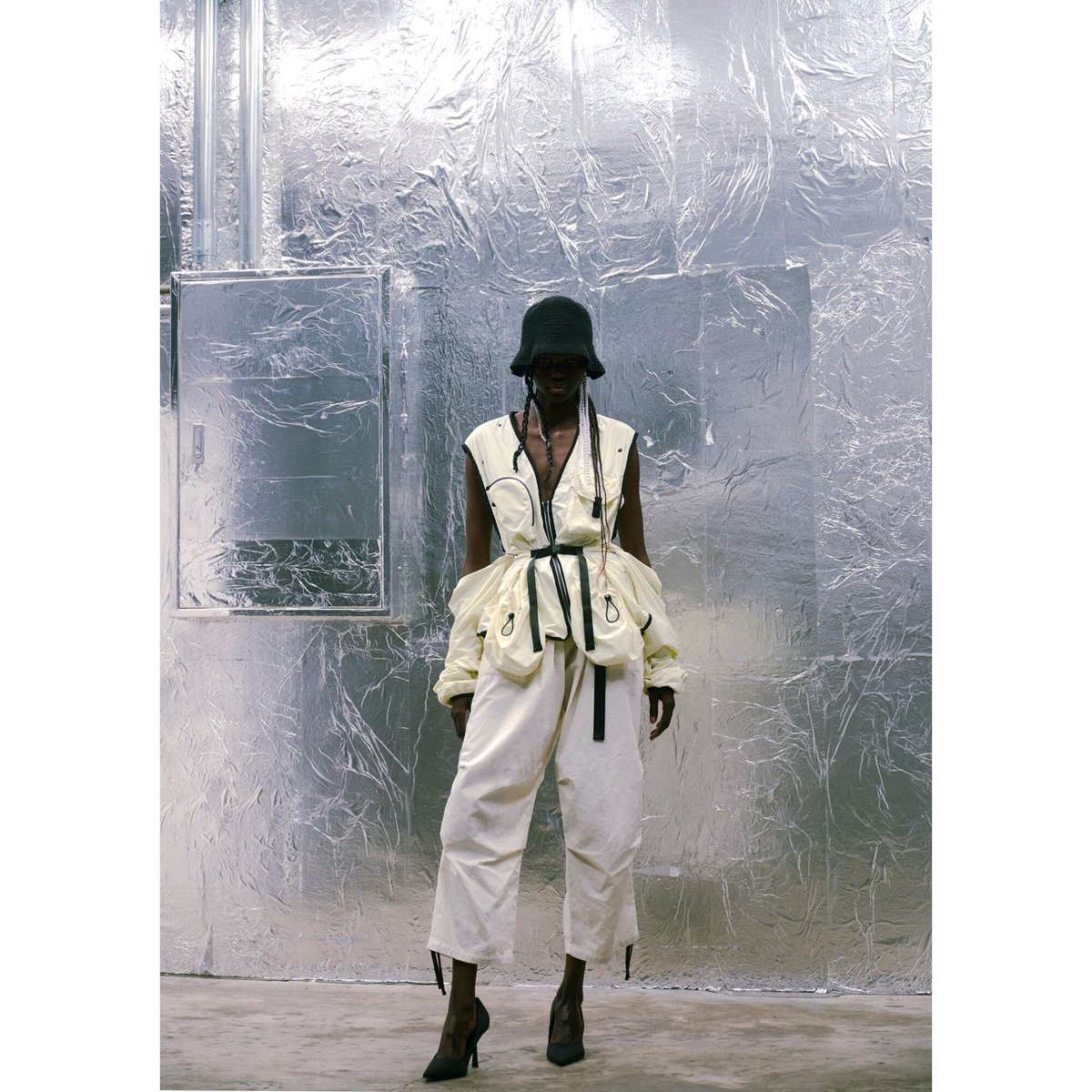 BAL / WIDE MOUNTAIN PANT / OFF WHITE | Sophomore