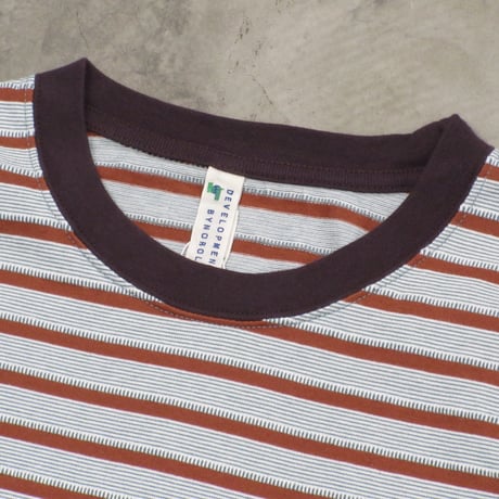 NOROLL / UNEVENNESS L/S TEE / ORANGE