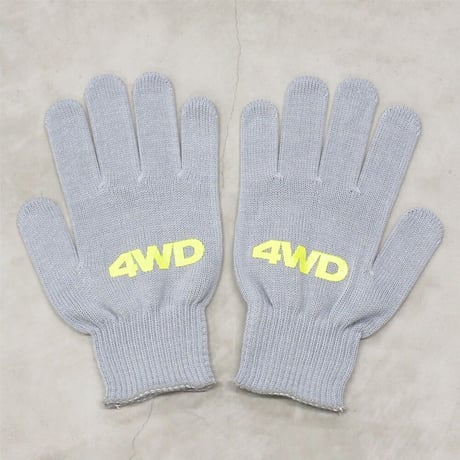 4WD  (4 WORTH DOING) / 4WD KINT GLOVES / GREY