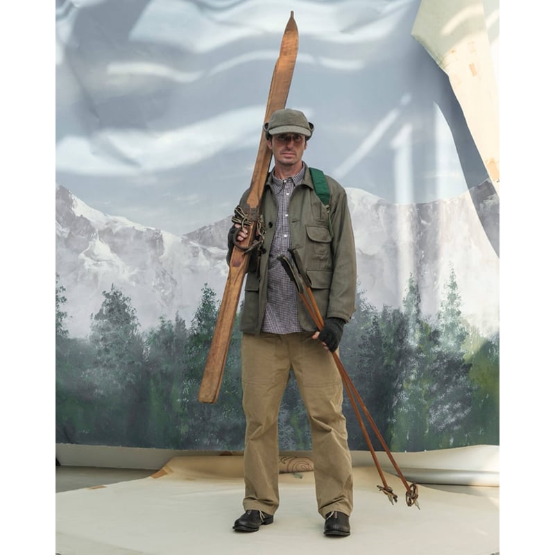 PHIGVEL MAKERS & Co. / WAXED CLOTH STRING TROUS