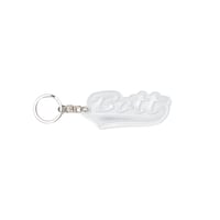 BoTT / SCRIPT LOGO REFLECTIVE KEYCHAIN / REFLECTIVE SILVER