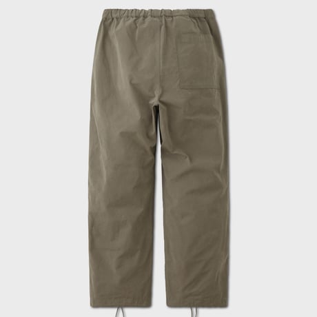 PHIGVEL MAKERS & Co. / WAXED CLOTH STRING TROUSERS / TAUPE BEIGE