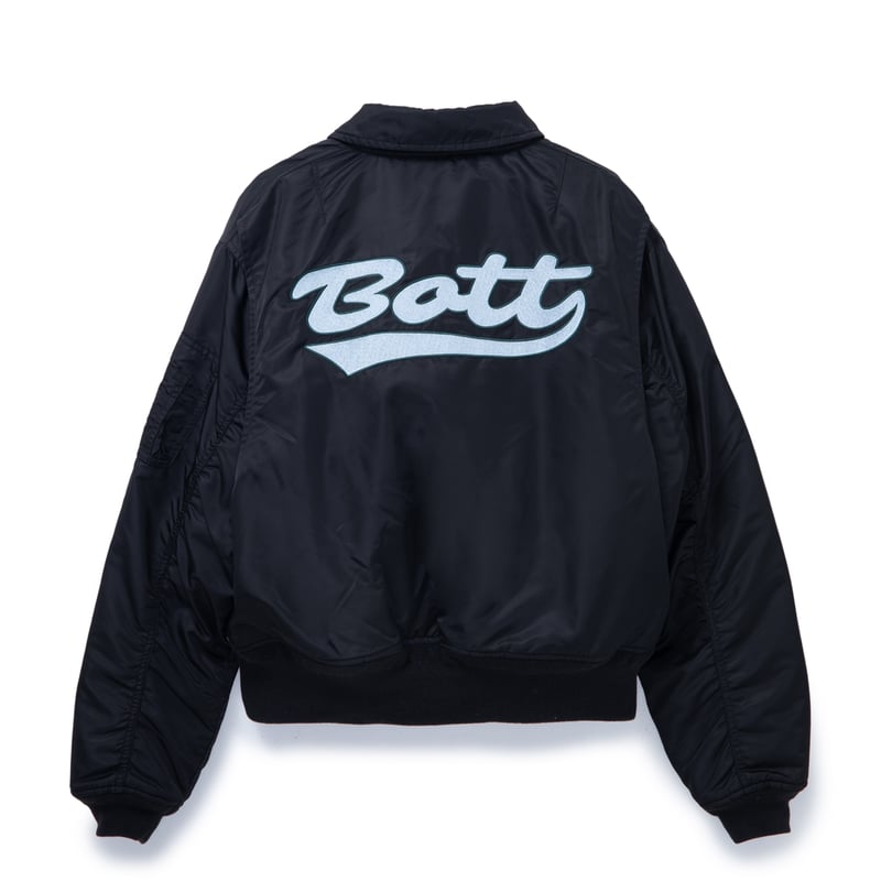 ジャケット・アウター BoTT / NYLON FLIGHT JACKET BoTT / NYLON FLIGHT JACKET / BLACK | Sophomore