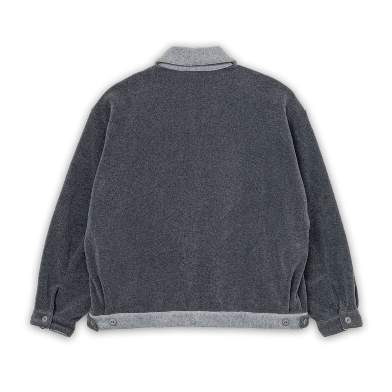 ジャケット・アウター sol soonerorlater SOL soonerorlater / FLEECE WORK JACKET / GRAY |