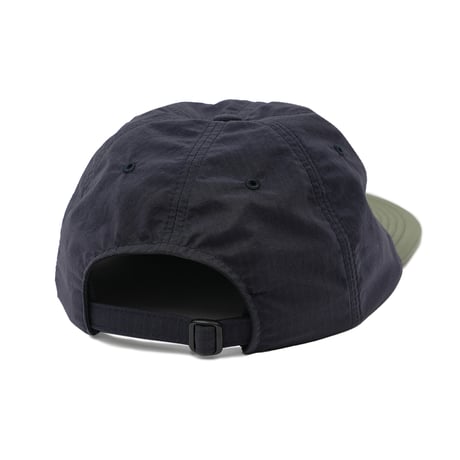 GARBAGE / SOFT BRIM 6 PANEL CAP (VITAL) / NAVY CROWN / ARMY GREEN BRIM (NAVY EMB)