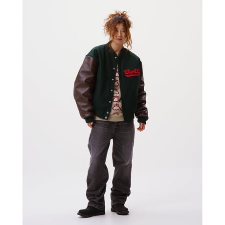 BoTT / WOLF VARSITY JACKET / FOREST