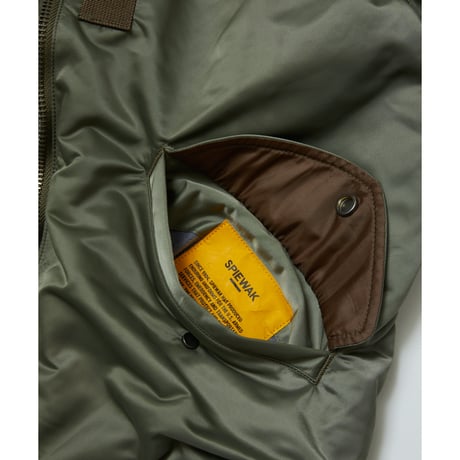 BAL / x SPIEWAK DOUBEL ZIP BOMBER JACKET / ALPHA GREEN