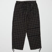 BoTT / HOUNDSTOOTH HOODED SCARF / BROWN | Sopho