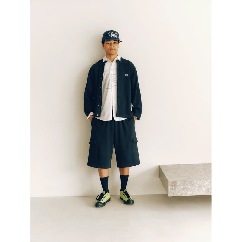 SOL soonerorlater / WAFFLE CREWNECK CARDIGAN /