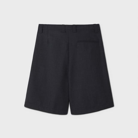 PHIGVEL MAKERS & Co. / HOPSACK SAFARI SHORTS / CHARCOAL