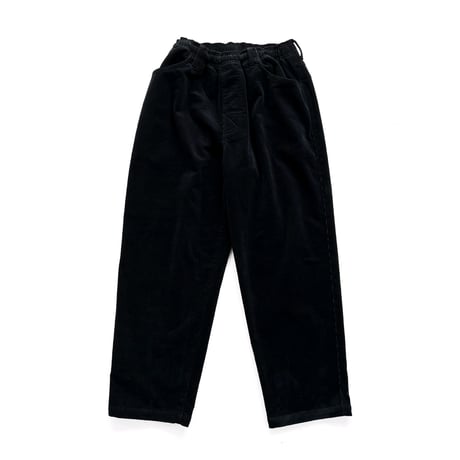 COMFORTABLE REASON / BRUSHED LINING CORDS SLACKS / BLACK
