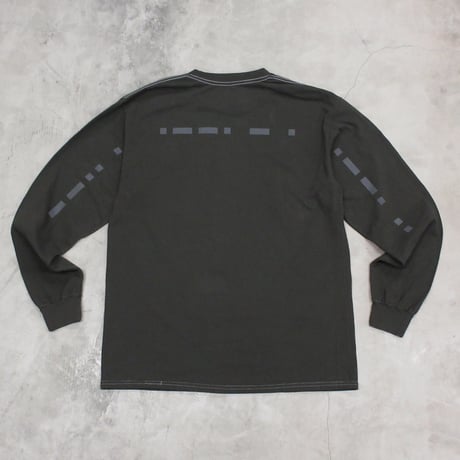 ZEPTEPI & Co. / LS TEE / MORSE REF. / BLACK