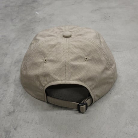 GARBAGE / SOFT BRIM 6 PANEL CAP LOW (HAPPY CHEMICALS) / SAND / NAVY BRIM (NAVY EMB)