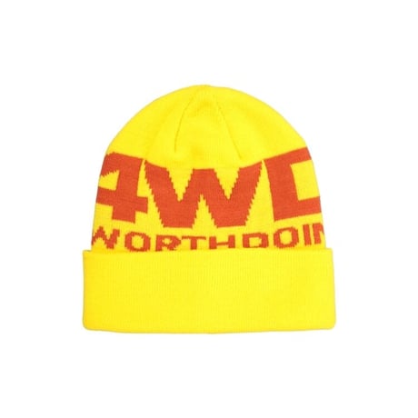4WD  (4 WORTH DOING) / ONLY BUILT BEANIE / YELLOW