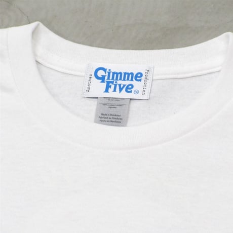 GIMME FIVE x TIM COMIX / SPACE SHIP TEE / WHITE
