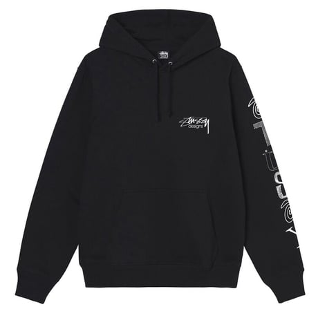 STUSSY / RANSOM HOODIE / BLACK
