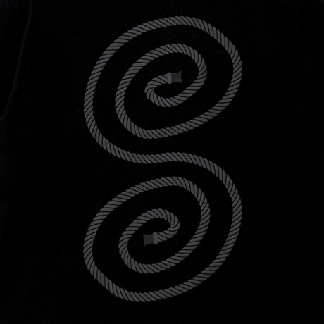 SOL soonerorlater / ROPE LOGO TEE / BLACK