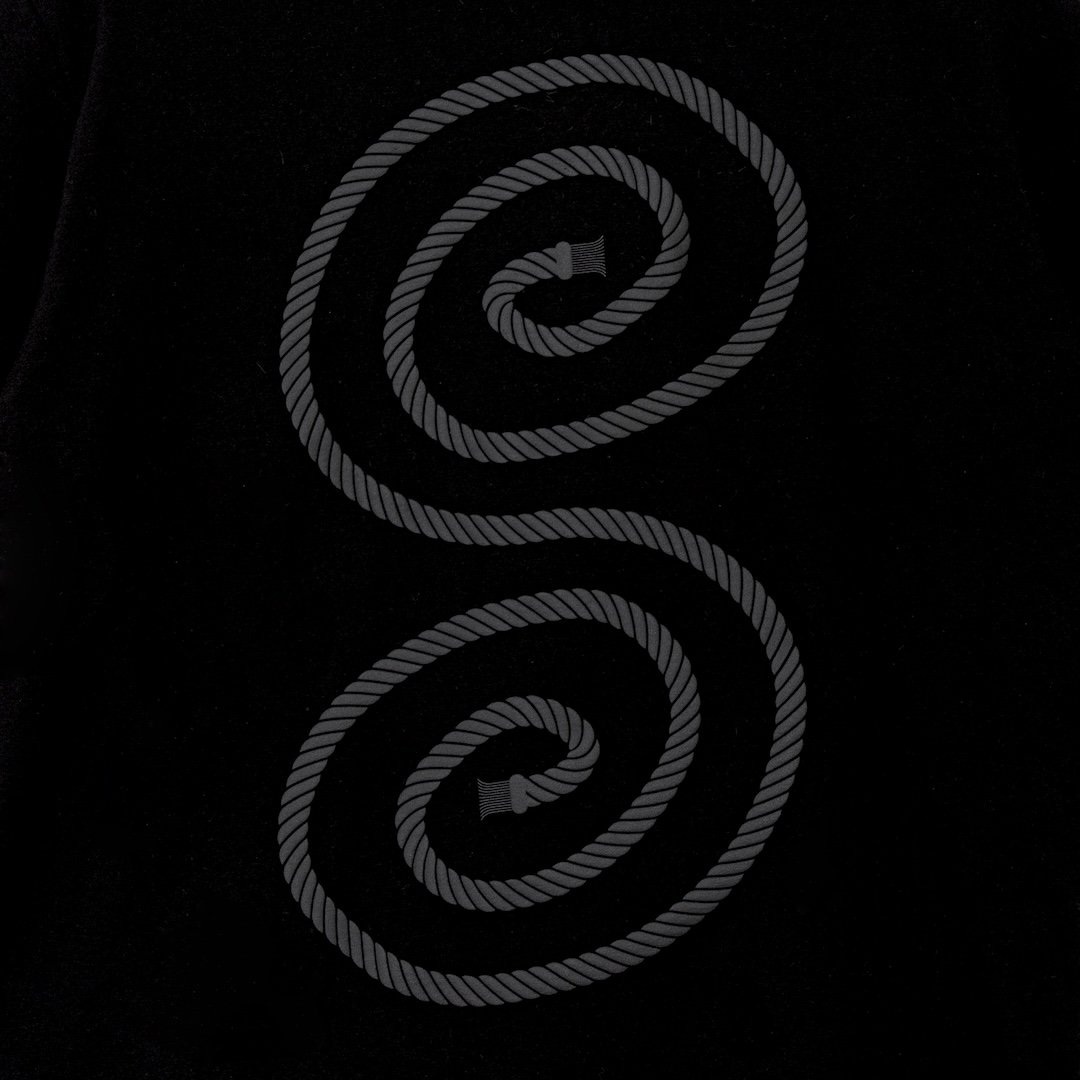 SOL soonerorlater / ROPE LOGO TEE / BLACK | Sop