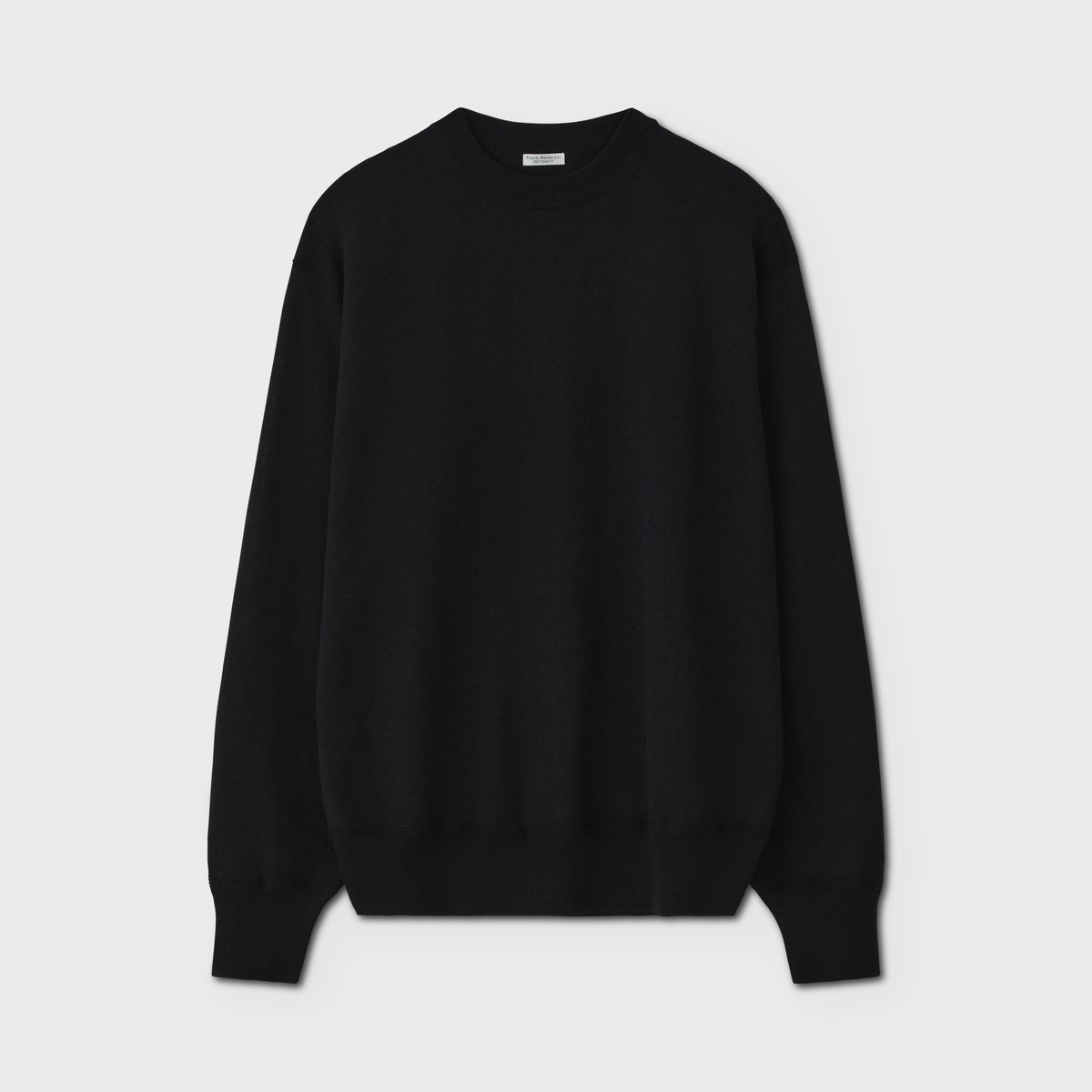PHIGVEL MAKERS & Co. / W/L CREWNECK KNIT / BLAC PHIGVEL MAKERS & Co. / W/L CREWNECK KNIT / BLAC