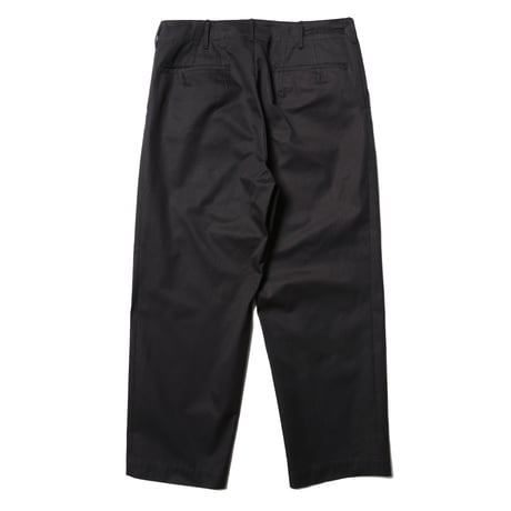 tone / COTTON TWILL WIDE TROUSER / D.NAVY