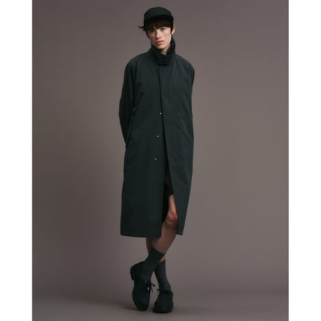 BAL / x TAION BALMACAAN COAT WITH DETACHABLE DOWN VEST / CARBON