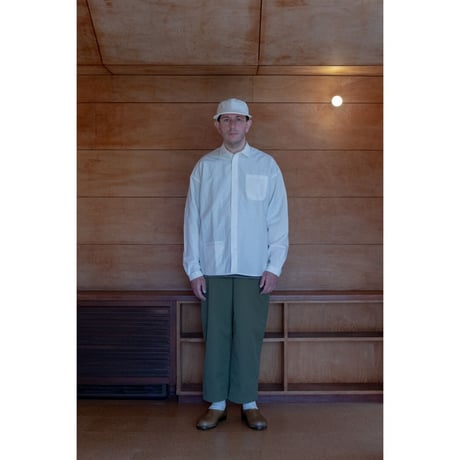 NOROLL / NORMAL L/S SHIRT / WHITE