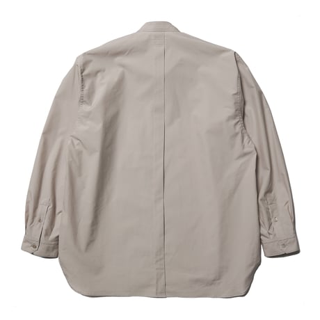 tone / COTTON BROAD BAND COLOR SHIRT / MUSHROOM