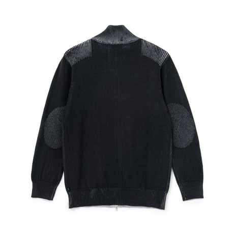 BoTT / ZIP-UP DRIVER'S KNIT / BLACK