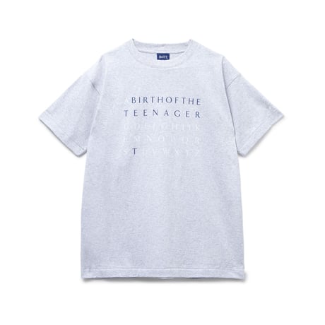 BoTT / ALPHABET TEE / ASH