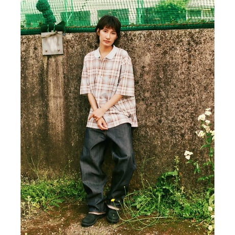BoTT / PLAID S/S POLO SHIRT / GREEN