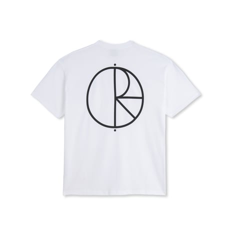 POLAR SKATE CO. / STROKE LOGO TEE / WHITE