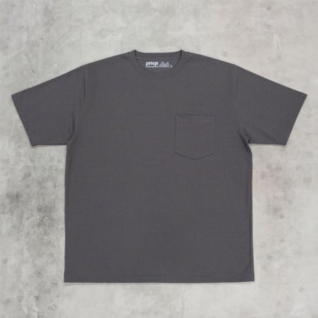 GARBAGE / PLAIN POCKET TEE / DARK GREY