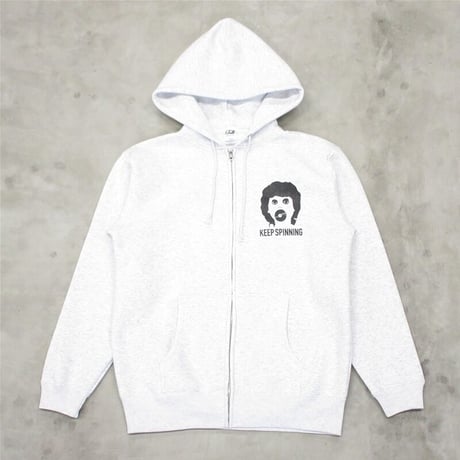 TILT / SPINNING ZIP HOOD SWEAT / ASH GRAY