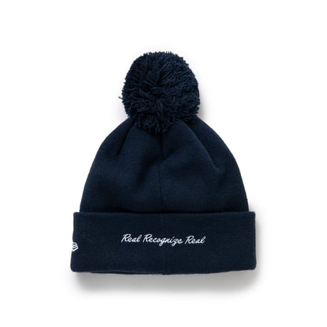 BoTT x NEW ERA / OG LOGO NEW ERA CUFFED POM BEANIE / NAVY