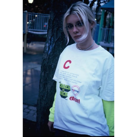 aNYthing / "C" T-SHIRT / WHITE